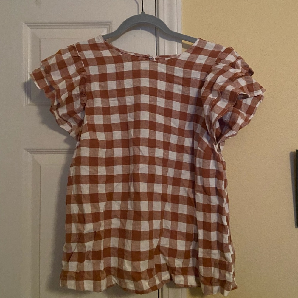 Target checkered top